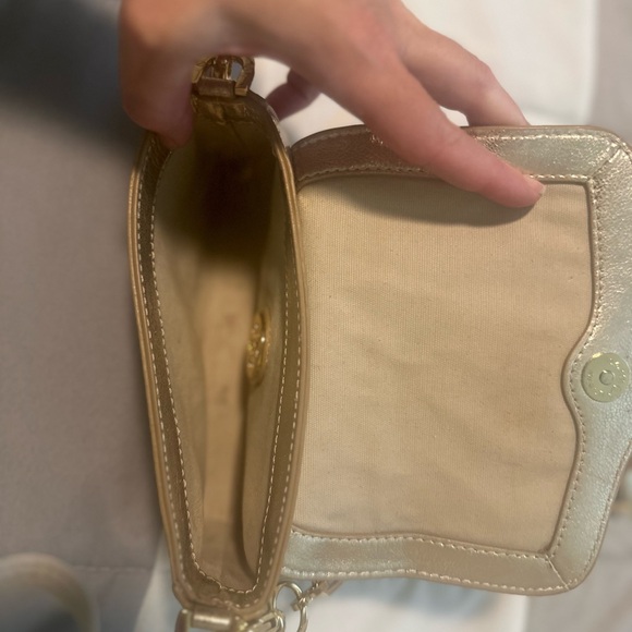 Tory Burch Gold Metallic Women's Bag - Picture 5 of 5